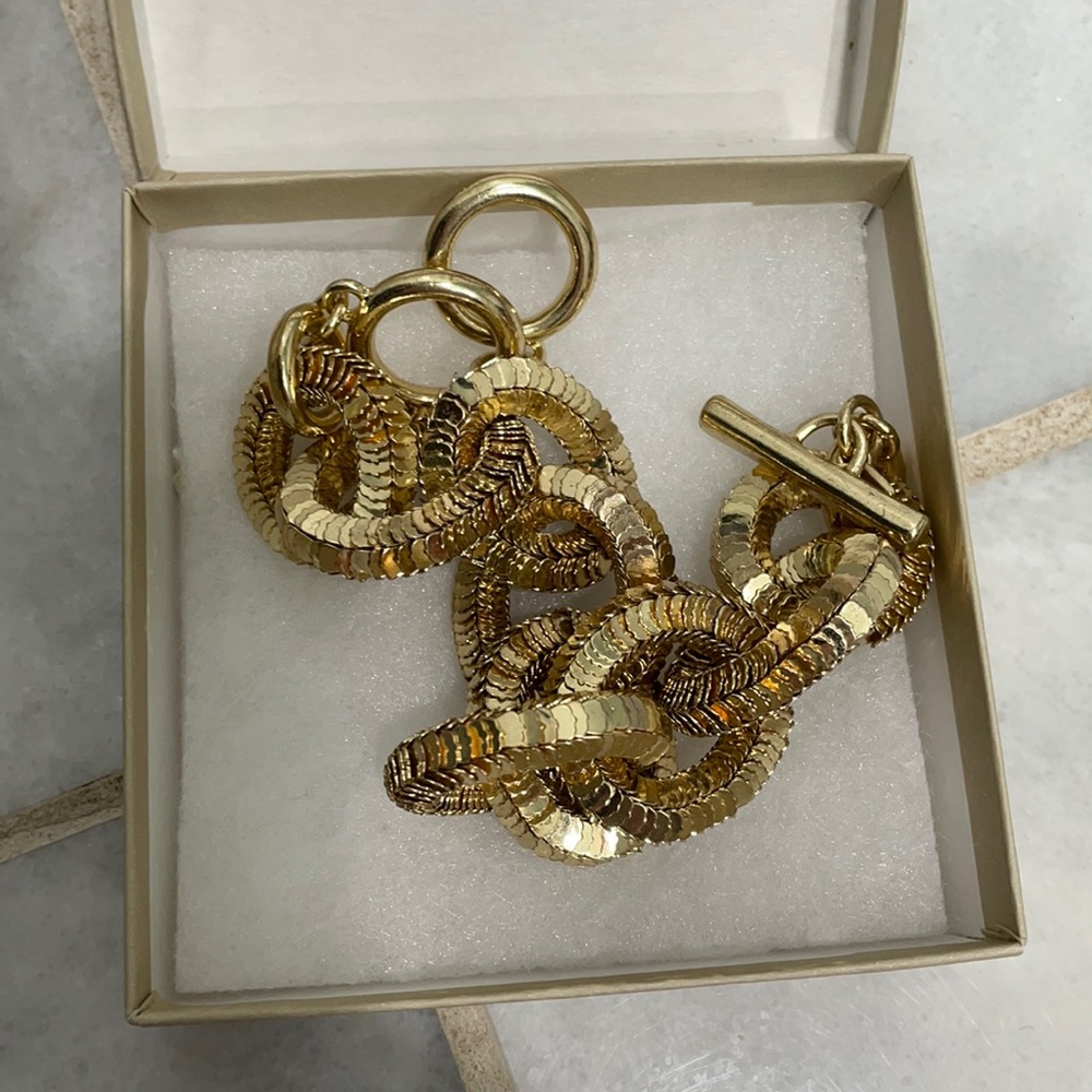 Banana Republic Gold Hue Chunky Bracelet